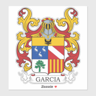 Pegatina Garcia Family Crest