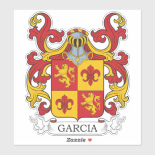 Pegatina Garcia Family Crest