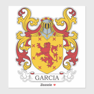 Pegatina Garcia Family Crest