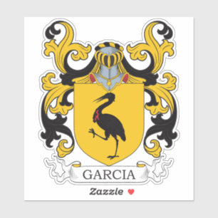Pegatina Garcia Family Crest