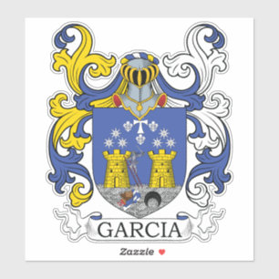 Pegatina Garcia Family Crest