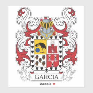 Pegatina Garcia Family Crest