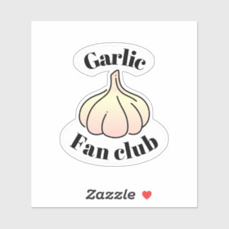 Pegatina Garlic Fan Club