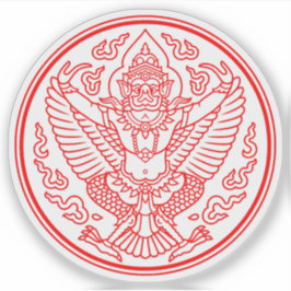 Pegatina Garuda Seal de Siam (Tailandia)