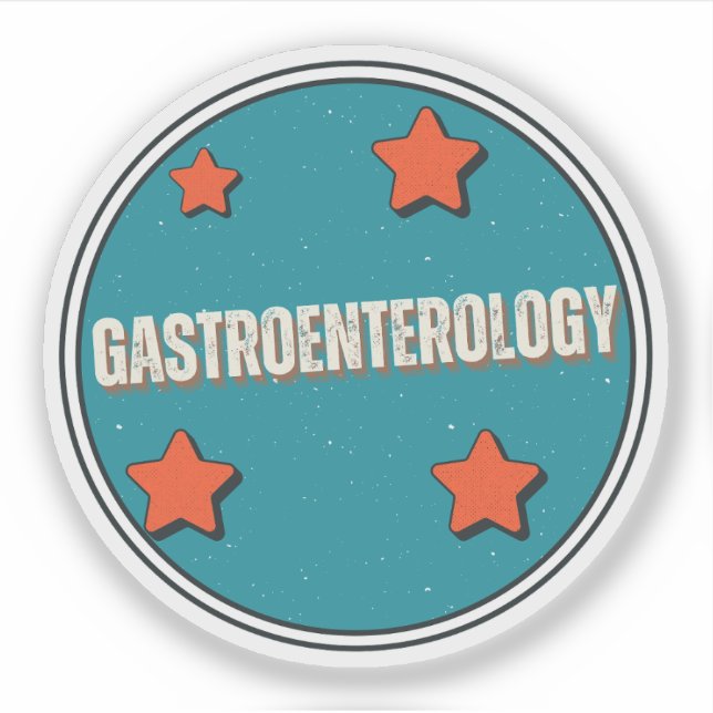 Pegatina Gastroenterología (Anverso)