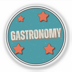 Pegatina Gastronomía