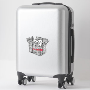 Pegatina Gatitos en una caja Thunder_Cove