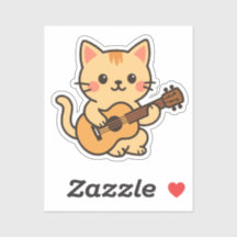 Gato Adorable Con Acústica