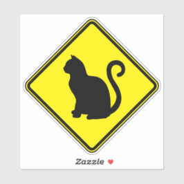 Pegatina Gato de arte Gato Clipart Imagen de gato Silhouett