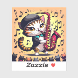Pegatina Gato de Bagpipe