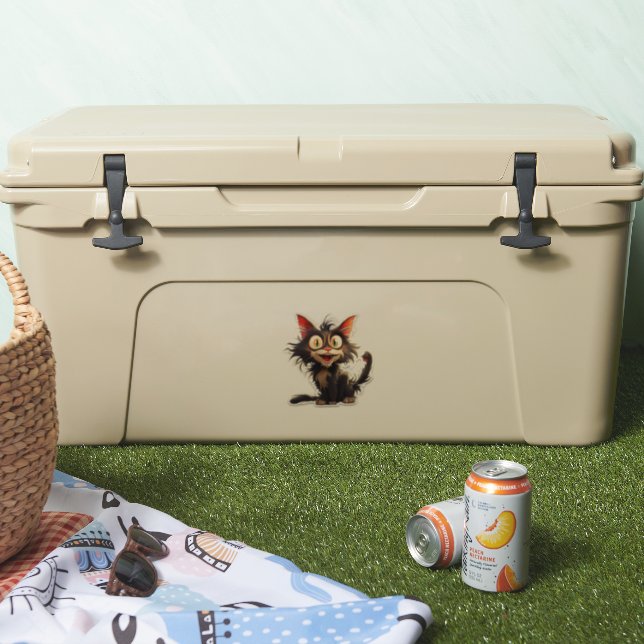 Pegatina Gato de corte (Enfriador)