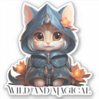 Gato de hechicería elemental - "salvaje y mágico"