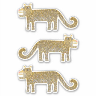 Pegatina Gato de la jungla