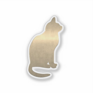Pegatina Gato de oro