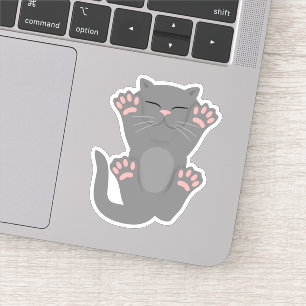 Pegatina Gato durmiendo