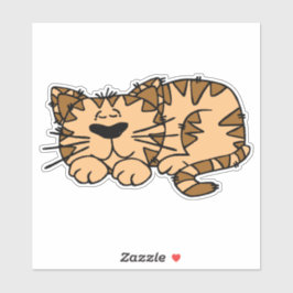 Pegatina Gato durmiente