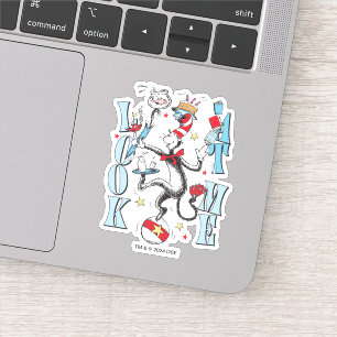 Pegatina Gato en el Gorra   Mírame