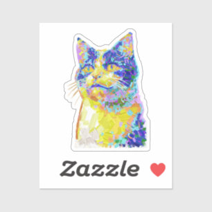 Pegatina Gato en la luz del sol