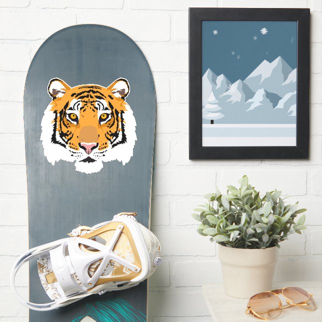 Pegatina Gato grande de Guay Tiger Face (snowboard)