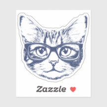 Gato Guay con gafas