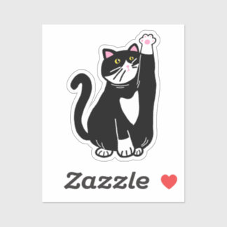 Pegatina Gato lúdico