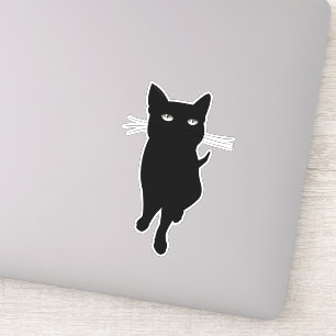 Pegatina Gato negro lindo