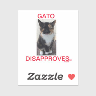 Pegatina Gato No Aprueba, Todos Los Títulos