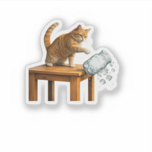 Pegatina Gato pro inmigración, Abolir camiseta ICE, chinga