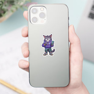 Pegatina Gato que Evita Llamadas Telefónicas