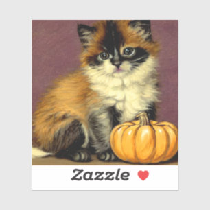 Pegatina Gato Vintage Ragdoll Halloween