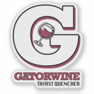 Pegatina Gatorwine Funny Gift