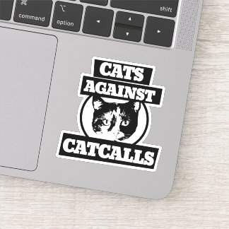 Pegatina Gatos contra los piropos