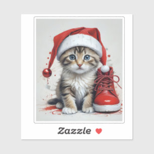 Pegatina Gatos festivos con disfraces de Navidades - Vibes 