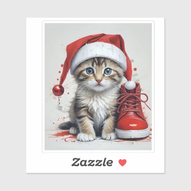 Pegatina Gatos festivos con disfraces de Navidades - Vibes  (Hoja)