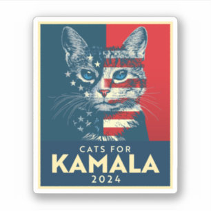 Pegatina Gatos para Kamala