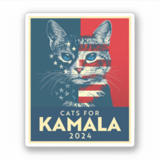 Pegatina Gatos para Kamala