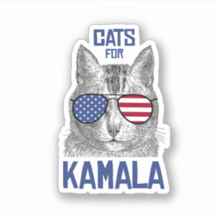 Pegatina Gatos para Kamala