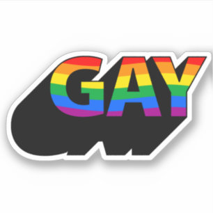 PEGATINA GAY 3D