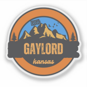 Pegatina Gaylord, Kansas