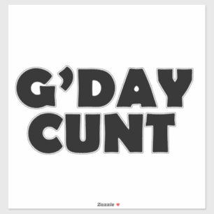 Pegatina gday c#nt
