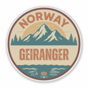 Pegatina Geiranger, Noruega Noruega
