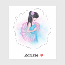 Pegatina Geisha Chica