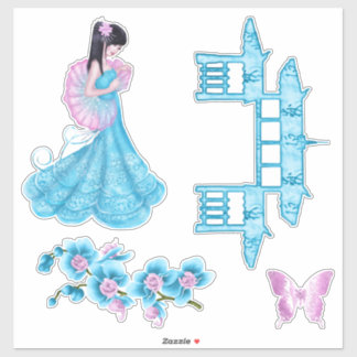 Pegatina Geisha Chica