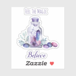 Pegatina *~* Gemas de cristales cosmos universales