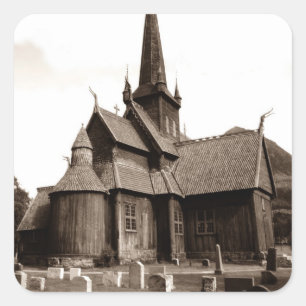 Pegatina Genealogía Gótica Grave Yard Stones