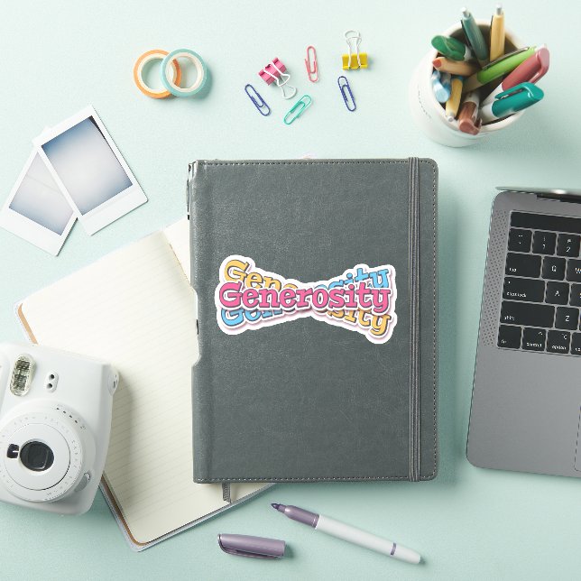 Pegatina Generosidad (Funda para iPad)