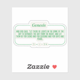 Pegatina Génesis 14