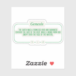 Pegatina Génesis 1:2