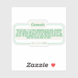 Pegatina Génesis 1:26