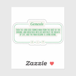 Pegatina Génesis 2:7